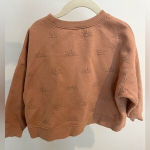 Rylee & cru cropped crewneck sweatshirt